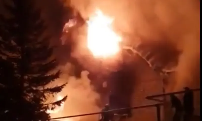 МЧС: серьёзный пожар произошел в Барнауле 22 ноября