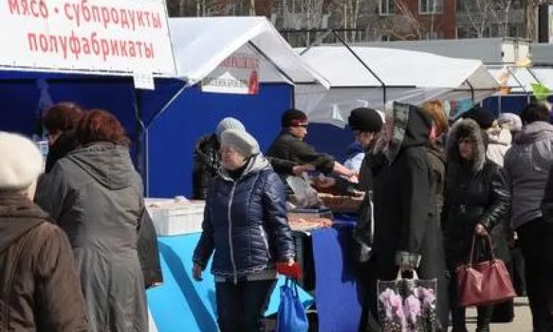 Первая в 2019 году продовольственная ярмарка открылась в Барнауле