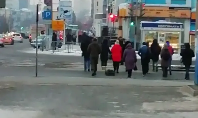 Робот-пешеход был замечен в Барнауле