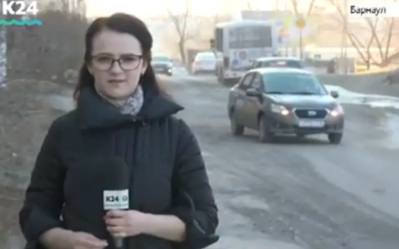 Состояние дорог в Барнауле значительно ухудшилось с приходом весны 