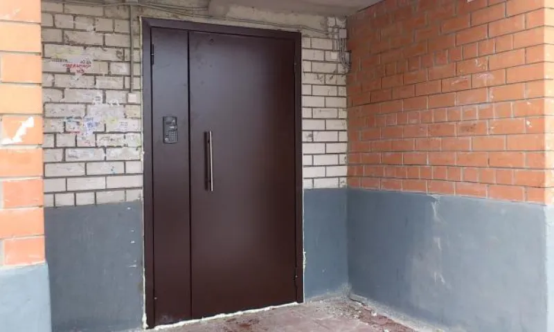 Соцсети: барнаульцы пытались похитить дверь от подъезда 