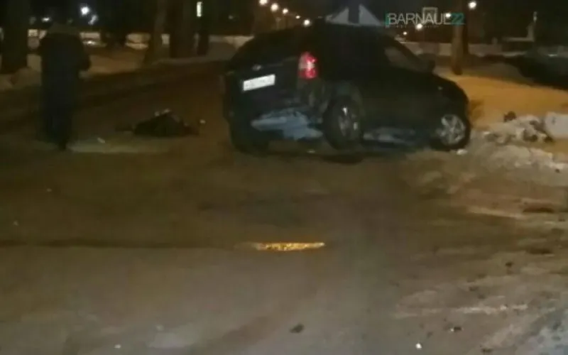 Мужчина погиб в результате ДТП в Барнауле