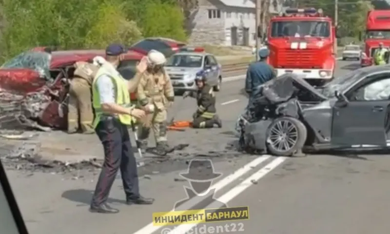 Женщина погибла в ДТП на Змеиногорском тракте в Барнауле