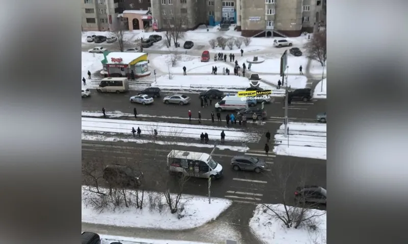 В Барнауле сбили пешехода в Индустриальном районе