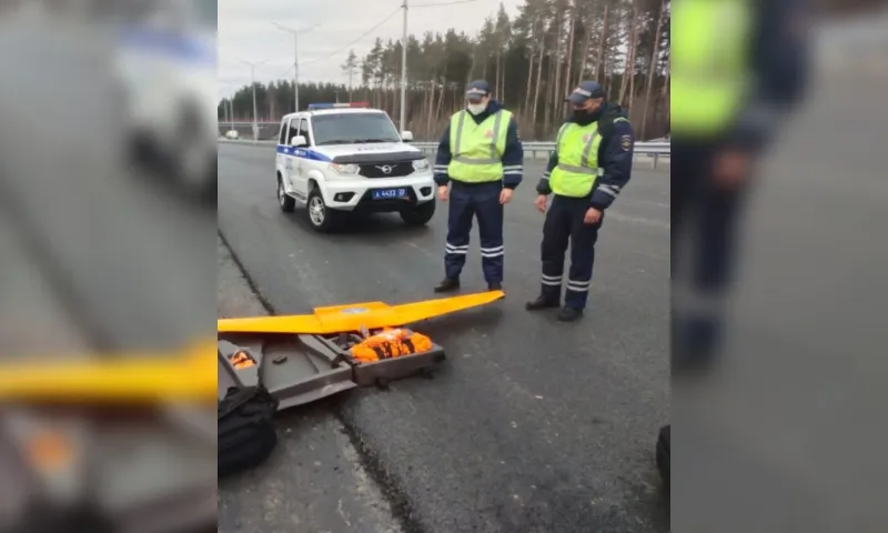 В Алтайском крае протестировали беспилотники и квадрокоптеры для фиксации нарушений ПДД