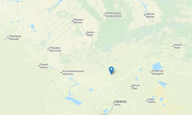 Землетрясение произошло на границе Алтайского края