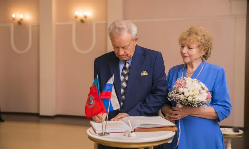 Супруги из Алтайского края отметили 50-летие совместной жизни