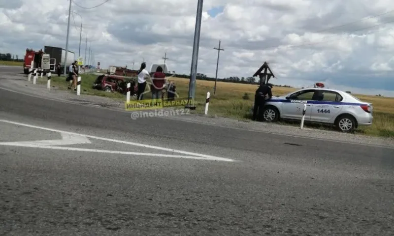 Жесткое ДТП произошло на трассе Алтайского края